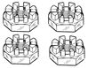Picture of Castle Nuts for U-Bolts, A-5455-N