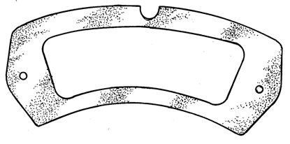 Picture of License Plate Light Gasket, 40-13447