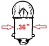 Picture of Instrument Panel Bulb, 6 Volt, 48-15021-6V