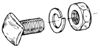 Picture of Bumper Bolt, 11A-17758-SS