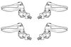 Picture of Wind Wing Bracket Set, A-18200-B