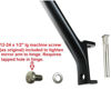 Picture of Outside Door Hinge Pin Mirror, Black arm 50-17741-B