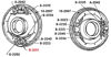 Picture of Front Brake Operating Wedge Stud, B-2051