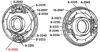 Picture of Front Brake Operating Wedge, B-2050