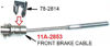 Picture of Front Hand Brake Cable, 11A-2853