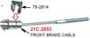 Picture of Front Hand Brake Cable, 21C-2853