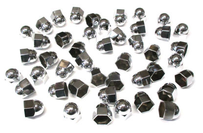 Picture of Chrome Nut Cover Set, CNC-6062-11/16-S